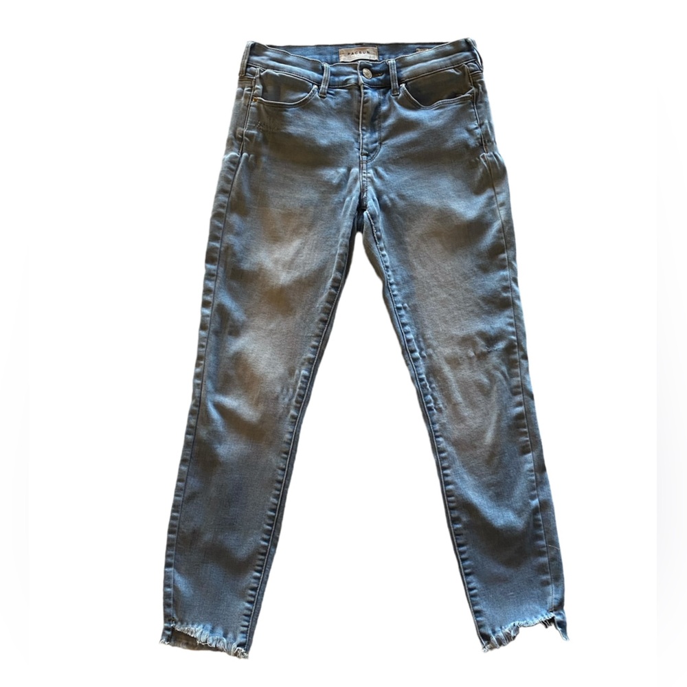 PACSUN Woman’s Jeans Pants Jagged Ankle   Super Stretch Size 26 Great Condition!